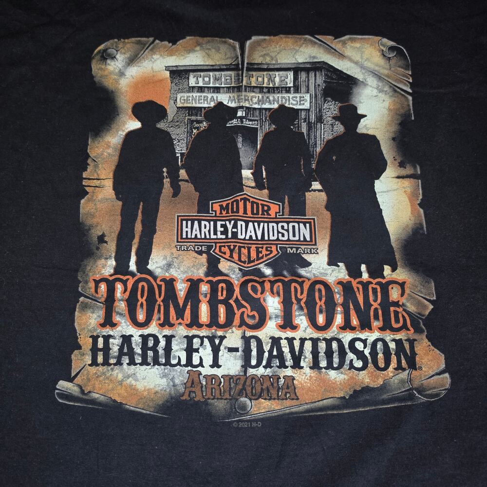Harley-Davidson Tombstone AZ T-Shirt Skeleton Santa Christmas Mens 3XL 2022 H-D